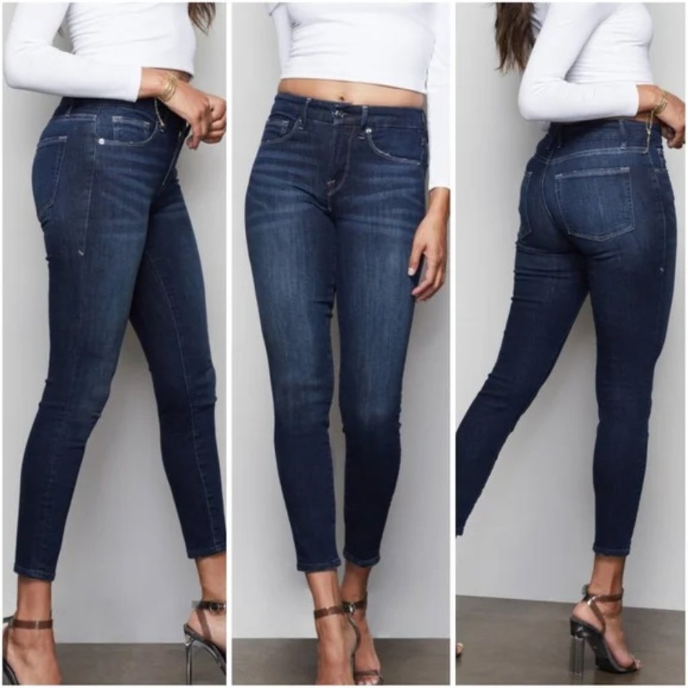 Good American Good Legs crop jeans 4/27 womens